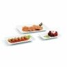 Vassoio per aperitivi Quid Gastro Fun Bianco Ceramica 20 x 13 x 2 cm (6 Unità)
