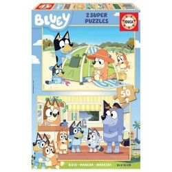 Set di 2 Puzzle Educa Legno 50 Pezzi