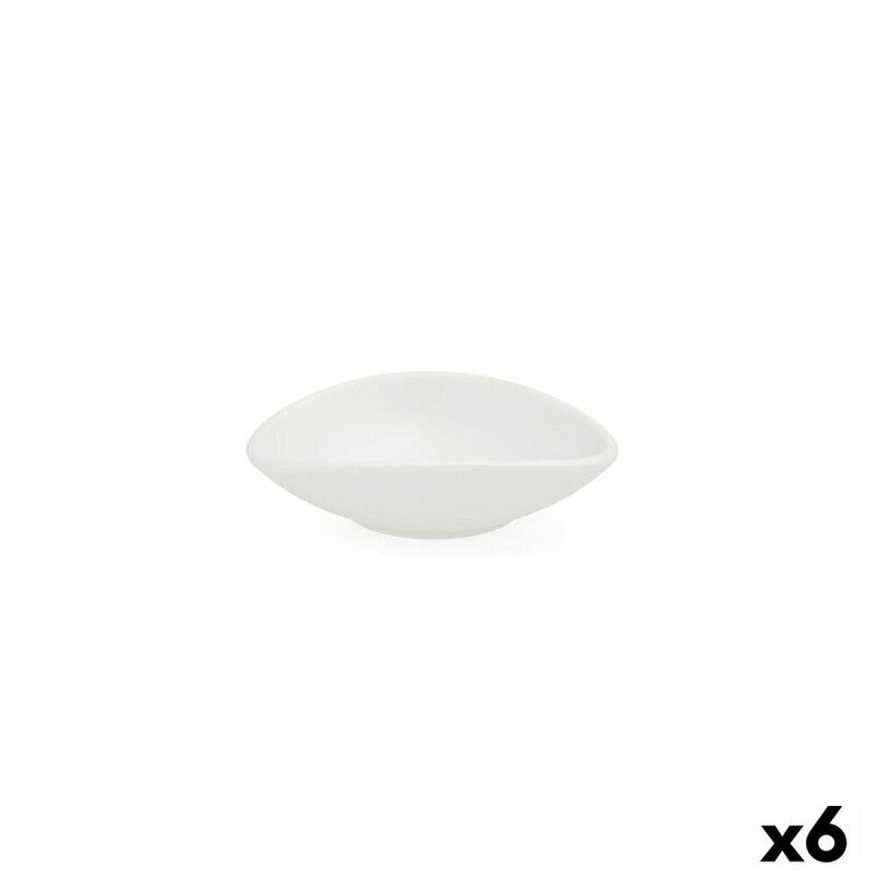 Ciotola Quid Select Bianco Plastica 13 x 11 x 3,5 cm (6 Unità) Ciotola Quid Select Bianco Plastica 13 x 11 x 3,5 cm (6 Unità)