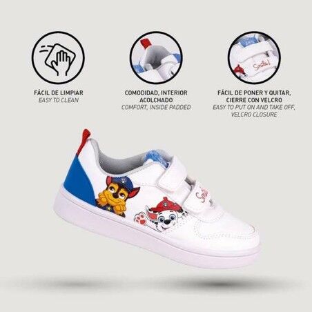 Scarpe Sportive per Bambini The Paw Patrol Bianco