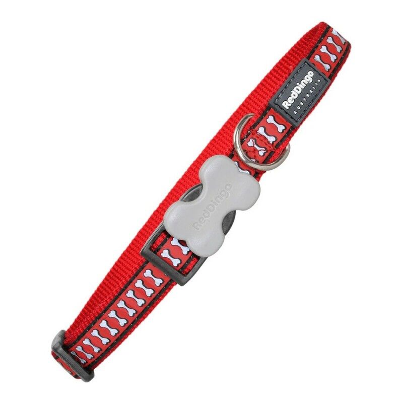 Collare per Cani Red Dingo Riflettente Ossatura Rosso (1,5 x 24-36 cm) Collare per Cani Red Dingo Riflettente Ossatura Rosso (1,5 x 24-36 cm)