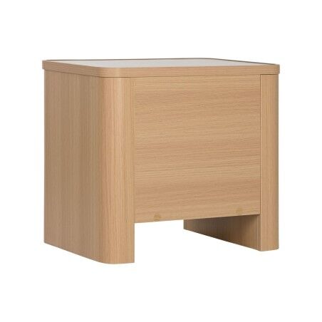 Comodino Home ESPRIT Naturale Grigio chiaro 56 X 40 X 51 cm