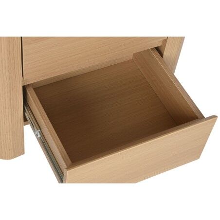 Comodino Home ESPRIT Naturale Grigio chiaro 56 X 40 X 51 cm