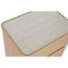 Comodino Home ESPRIT Naturale Grigio chiaro 56 X 40 X 51 cm