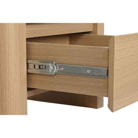 Comodino Home ESPRIT Naturale Grigio chiaro 56 X 40 X 51 cm