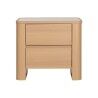 Comodino Home ESPRIT Naturale Grigio chiaro 56 X 40 X 51 cm