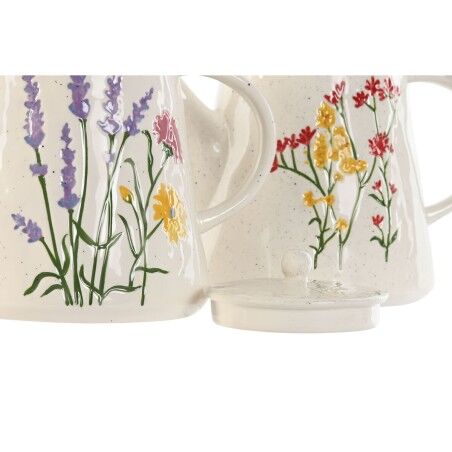 Teiera Home ESPRIT Multicolore Porcellana 900 ml (2 Unità)