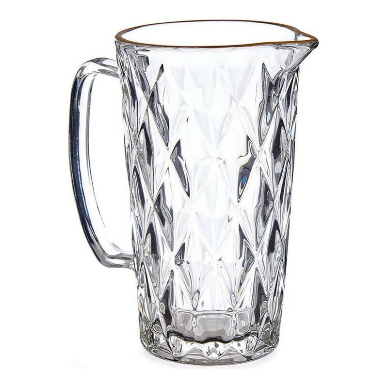 Brocca Vivalto J-38DL/BHA1-M Trasparente Dorato Vetro Diamante 1 L