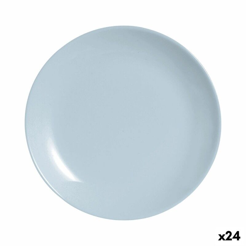 Piatto da Dolce Luminarc Diwali Paradise Azzurro Vetro 19 cm (24 Unità) Piatto da Dolce Luminarc Diwali Paradise Azzurro Vetro 19 cm (24 Unità)