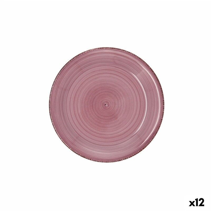 Piatto da Dolce Quid Vita Peoni Rosa Ceramica 19 cm (12 Unità) Piatto da Dolce Quid Vita Peoni Rosa Ceramica 19 cm (12 Unità)
