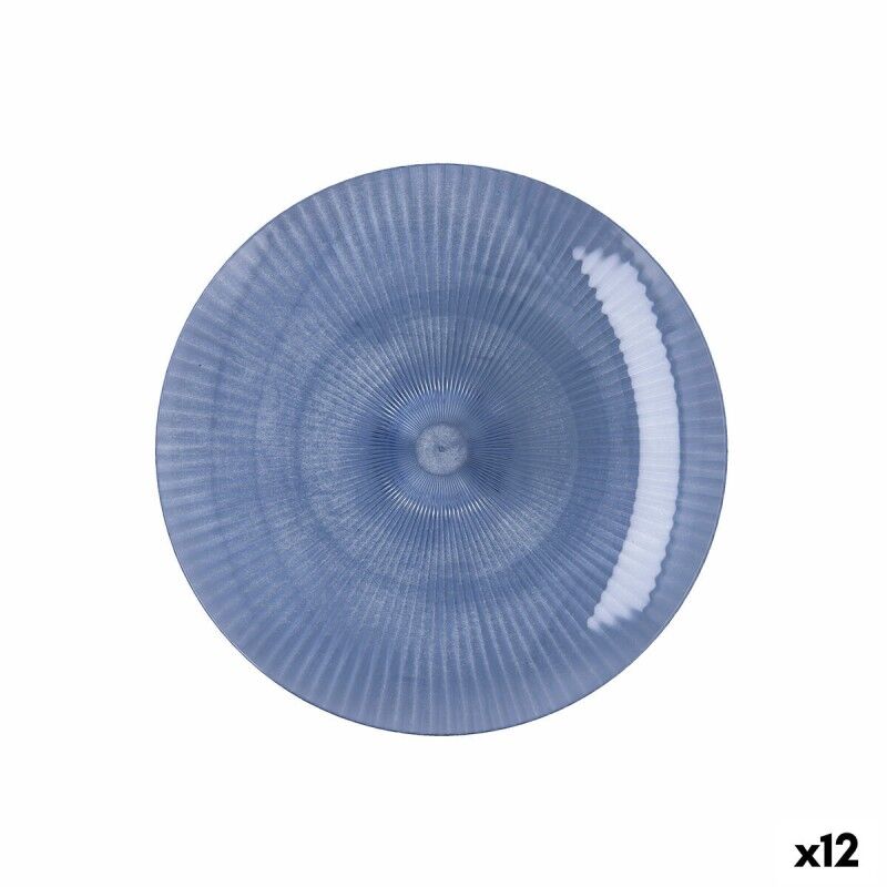 Piatto da pranzo Quid Sunset Azzurro Plastica 19 cm (12 Unità) Piatto da pranzo Quid Sunset Azzurro Plastica 19 cm (12 Unità)