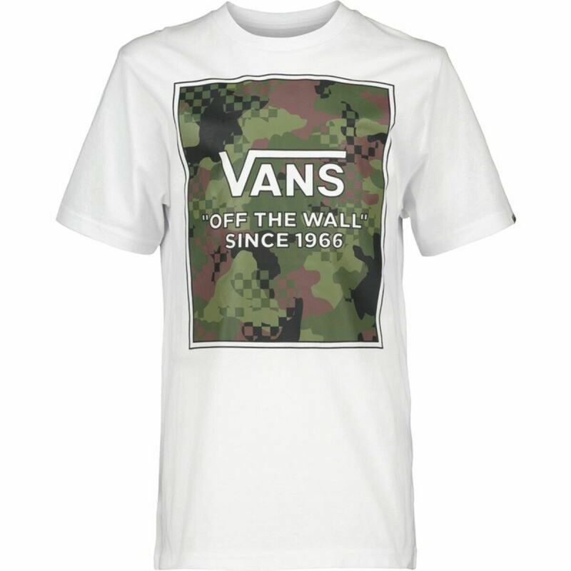Maglia a Maniche Corte Uomo Vans Camo Check Bianco Maglia a Maniche Corte Uomo Vans Camo Check Bianco
