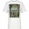 Maglia a Maniche Corte Uomo Vans Camo Check Bianco