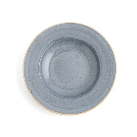 Piatto Fondo Ariane Terra Ceramica Azzurro (Ø 26 cm) (6 Unità)
