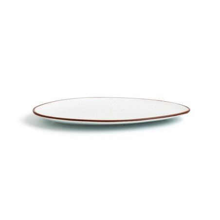 Piatto da pranzo Ariane Terra Triangolare Beige Ceramica Ø 29 cm (6 Unità)