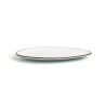 Piatto da pranzo Ariane Terra Triangolare Beige Ceramica Ø 29 cm (6 Unità)