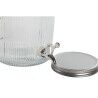 Dispenser di Acqua Home ESPRIT Nero Metallo Silicone Cristallo ABS 5 L 19,6 x 23,5 x 40,5 cm
