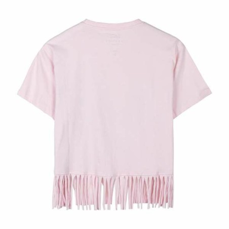 Maglia a Maniche Corte per Bambini Stitch Azzurro Rosa