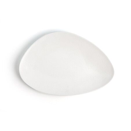 Piatto da pranzo Ariane Antracita Triangolare Bianco Ceramica Ø 29 cm (6 Unità)