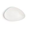 Piatto da pranzo Ariane Antracita Triangolare Bianco Ceramica Ø 29 cm (6 Unità)