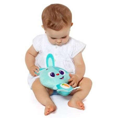 Peluche con Suono Moltó Gusy luz Baby Bunny Turchese 7,5 cm