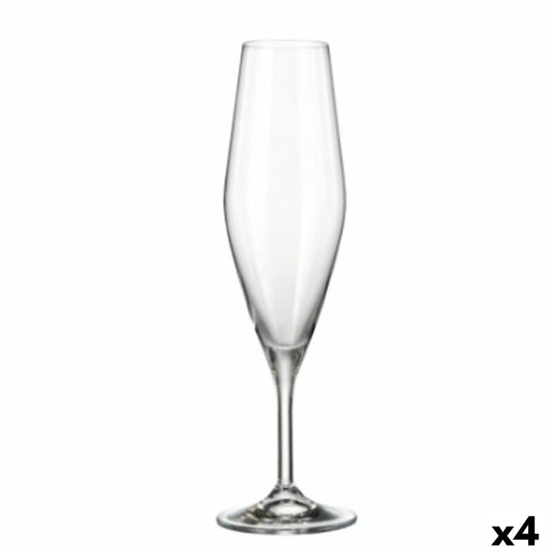 Calice da champagne Bohemia Crystal Galaxia 210 ml champagne 6 Pezzi (6 Unità) (4 Unità)