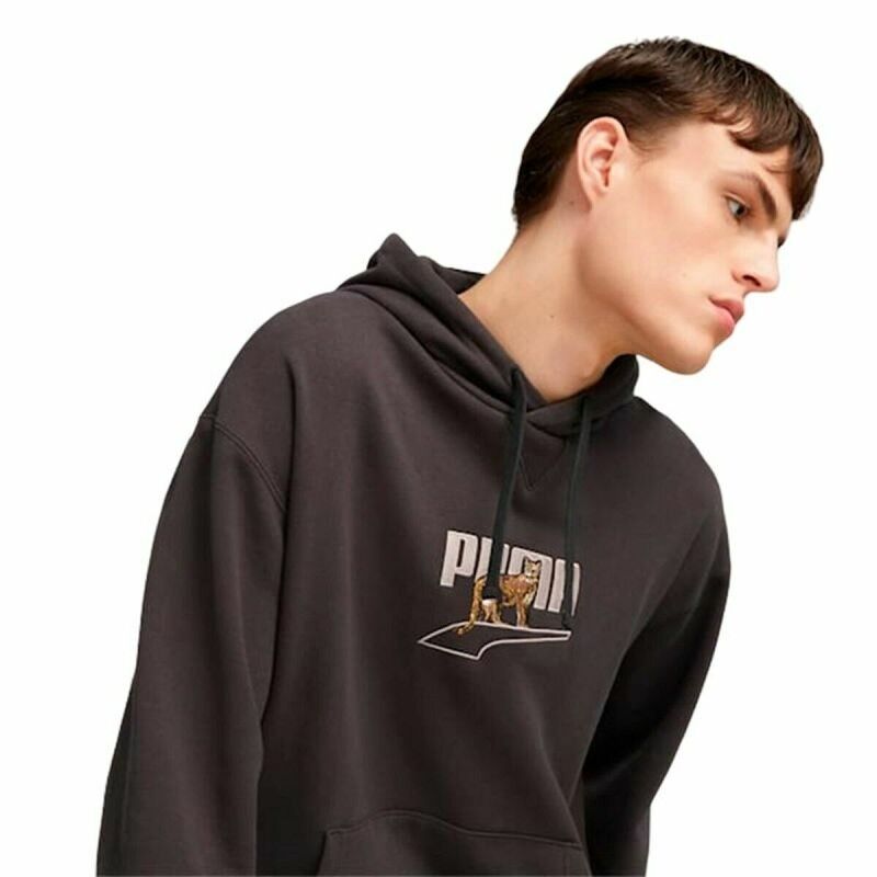 Felpa con Cappuccio Uomo Puma Downtown Graphic Felpa con Cappuccio Uomo Puma Downtown Graphic