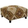 Poggiapiedi Home ESPRIT Beige Senape 80 x 80 x 44 cm