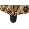 Poggiapiedi Home ESPRIT Beige Senape 80 x 80 x 44 cm