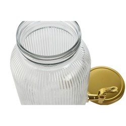 Dispenser di Acqua Home ESPRIT Dorato Metallo Cristallo 5,5 L 18 x 23,5 x 30 cm
