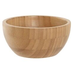 Ciotola per Aperitivi DKD Home Decor Naturale Bambù 12,5 x 12,5 x 6 cm