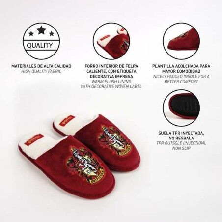 Ciabatte da casa Harry Potter Gryffindor  Rosso