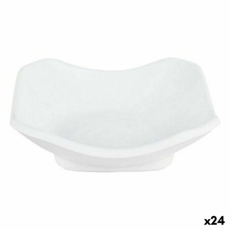 Set di Degustazione Viejo Valle Troya Bianco Melammina Quadrato 11 x 11 x 3,5 cm (24 Unità)
