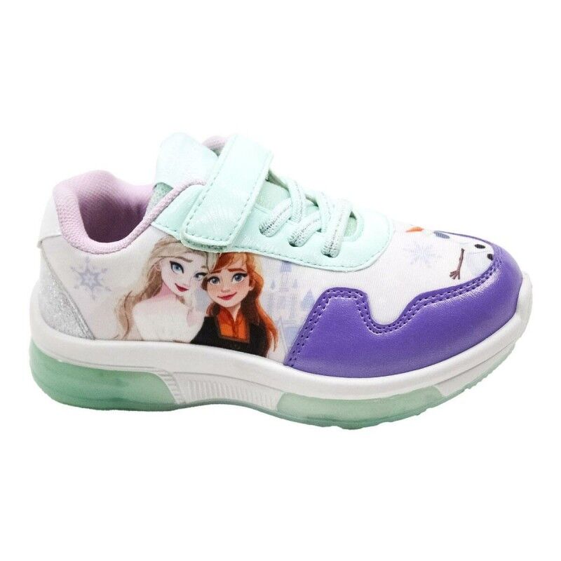 Scarpe Sportive con LED Frozen Viola Luci LED