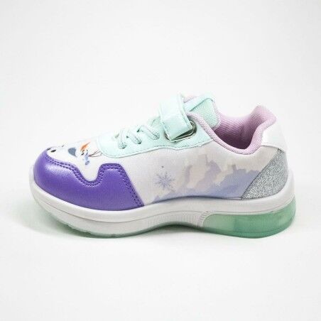 Scarpe Sportive con LED Frozen Viola Luci LED