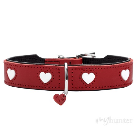 Collare per Cani Hunter Love Rosso XS 24-28 cm