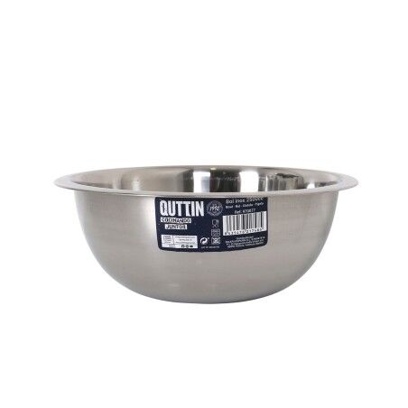 Ciotola per Mescolare Quttin 2,5 L Metallo 24,2 x 9,6 cm (18 Unità)