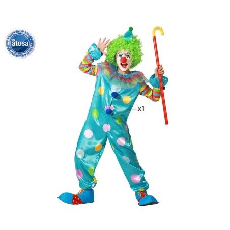 Costume per Bambini Pagliaccio 3-4 Anni