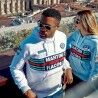 Felpa con Cappuccio Sparco MARTINI-R Azzurro XXL