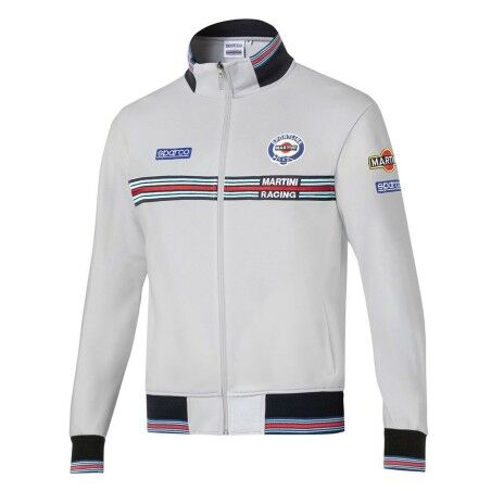 Felpa con Cappuccio Sparco MARTINI-R Grigio