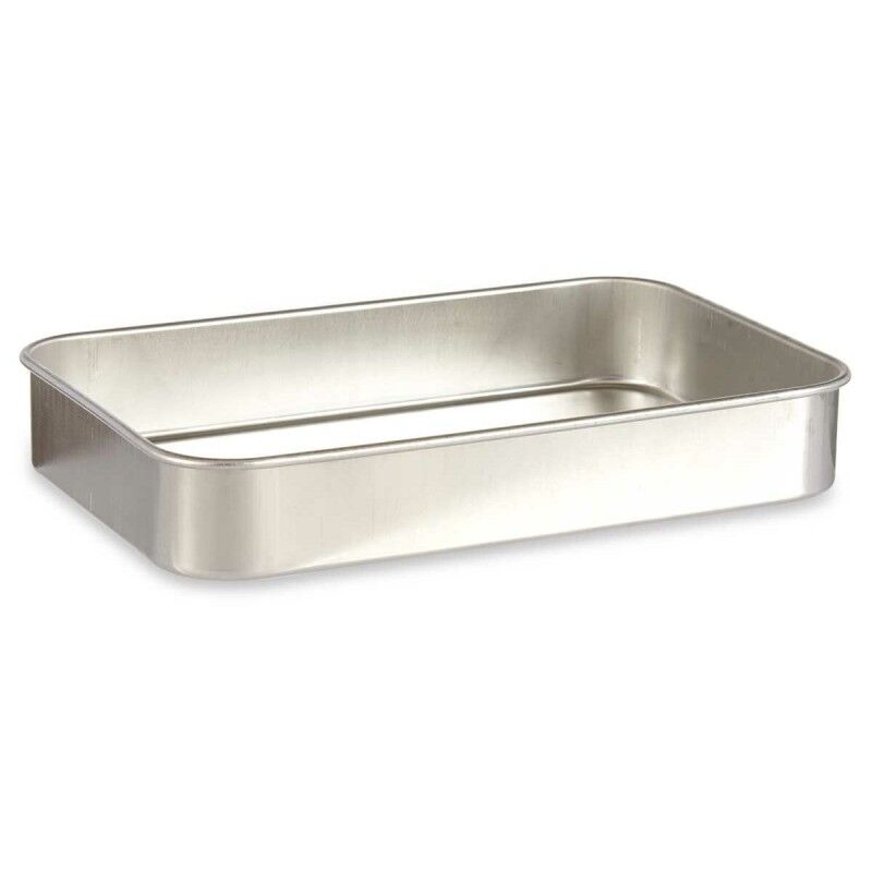 Pentola per arrosto Kinvara 100152 Argentato Alluminio 23,5 x 6 x 36 cm Pentola per arrosto Kinvara 100152 Argentato Alluminio 23,5 x 6 x 36 cm