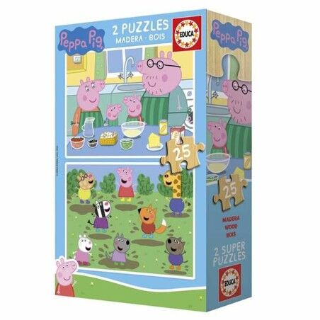 Puzzle per Bambini Peppa Pig 25 Pezzi