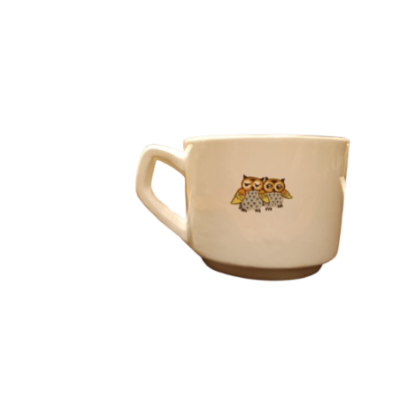 Tazza con Vassoio in Ceramica