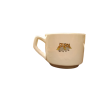 Tazza con Vassoio in Ceramica