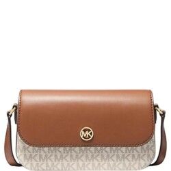 Borsa a Tracolla Michael Kors 35F4GTVC1B-VANILLA Beige 21 x 14 x 4,5 cm