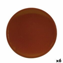 Vassoio Raimundo Barro Profesional Marrone Ceramica Argilla cotta Ø 26 cm Rifrattore (6 Unità)