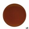 Vassoio Raimundo Barro Profesional Marrone Ceramica Argilla cotta Ø 26 cm Rifrattore (6 Unità)