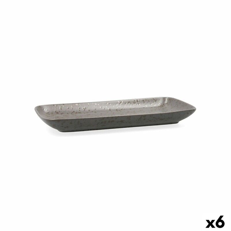 Teglia da Cucina Ariane Oxide Ceramica Grigio (28 x 14 cm) (6 Unità) Teglia da Cucina Ariane Oxide Ceramica Grigio (28 x 14 cm) (6 Unità)
