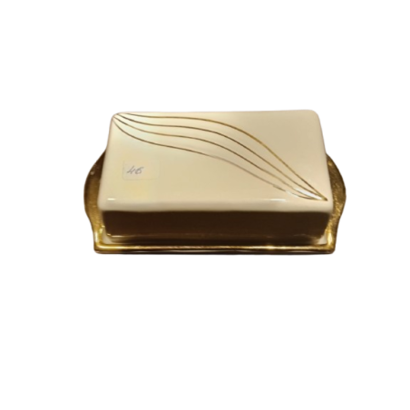 Burriera in Ceramica lavorato in Oro