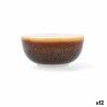 Ciotola per Aperitivi Ariane Decor Marrone Ceramica 12 cm (12 Unità)